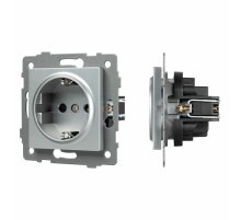 Механизм электрической розетки Arlight SCT-MEU1-PL-GR-V (250V, 16A) 049816