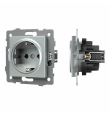 Механизм электрической розетки Arlight SCT-MEU1-PL-GR-V (250V, 16A) 049816