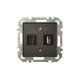Розетка HDMI и USB Liregus Epsilon 28-1131