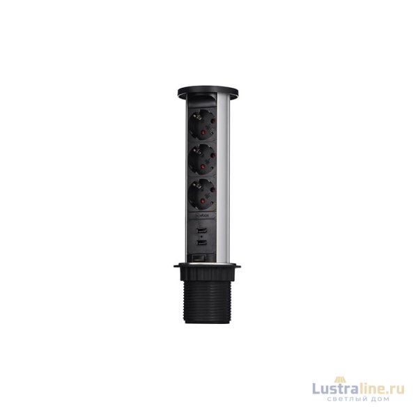 Блок розеток 105W (3 секции и 2 USB) Mebax 00-00001161