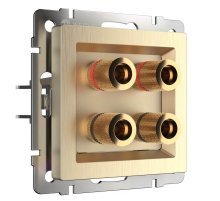 Акустическая розетка Werkel шампань рифленый W1185010 4690389160646