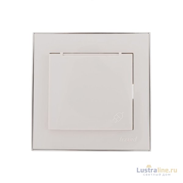 Розетка с/з с крышкой Lezard Rain 703-0225-123