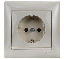 Розетка 2К+3 Legrand Valena 16A 250V с/з слоновая кость 774323