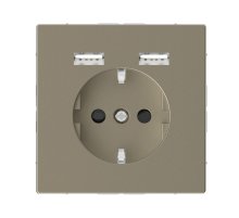 Розетка компьютерная USBx2 Schneider Electric Merten D-Life MTN2366-6033