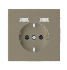 Розетка компьютерная USBx2 Schneider Electric Merten D-Life MTN2366-6033