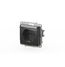 Розетка с крышкой и заземлением ELBI Zena Vega 609-011000-218