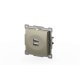 Розетка USB 5V 2,1A 2-я ELBI Zena Vega 609-011400-143
