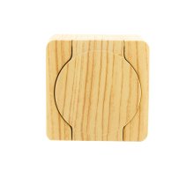 Розетка с/з с крышкой Lezard Viola 751-5200-123