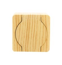 Розетка с/з с крышкой Lezard Viola 751-5200-123