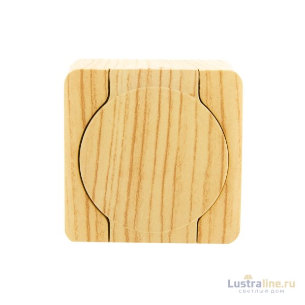 Розетка с/з с крышкой Lezard Viola 751-5200-123
