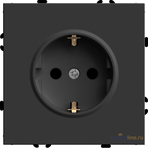 Розетка 1-местная с защитной шторкой Stekker RST16-5110-05 Эмили 49854