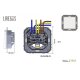 Розетка с заземлением и крышкой Liregus Epsilon 28-0162