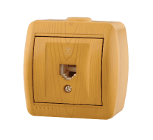 Розетка телефонная евро Lezard Nata 710-0700-137 Розетка телефонная евро Lezard Nata 710-0700-137