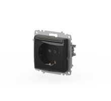 Розетка с крышкой, заземлением и защитой от детей ELBI Zena Vega 609-011100-219