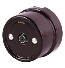 ТВ розетка Werkel Retro коричневая WL18-02-05 4690389100734