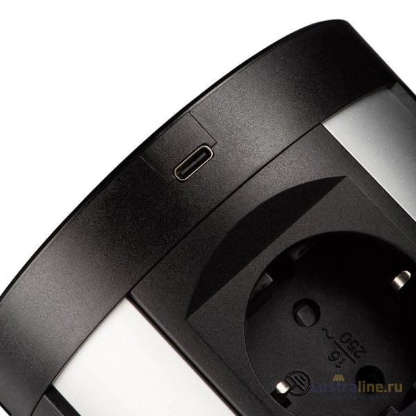 Блок розеток 107J (4 секции, 2 USB А + 2 USB С) Mebax 00-00001464