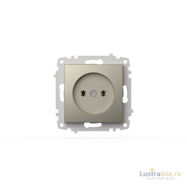 Розетка без заземления ELBI Zena Vega 609-011400-215