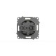 Розетка с заземлением и защитой от детей ELBI Zena Vega 609-011100-243
