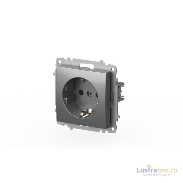 Розетка с заземлением ELBI Zena Vega 609-011000-217
