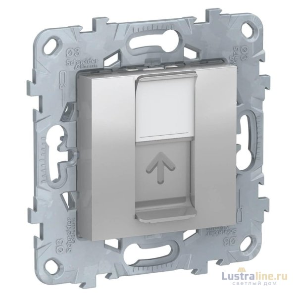 Розетка компьютерная RJ45 Schneider Electric Unica New Cat. 5e UTP NU541130