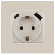 Розетка со шторками с USB type-A+C Эра 12-4108-15 Б0067767