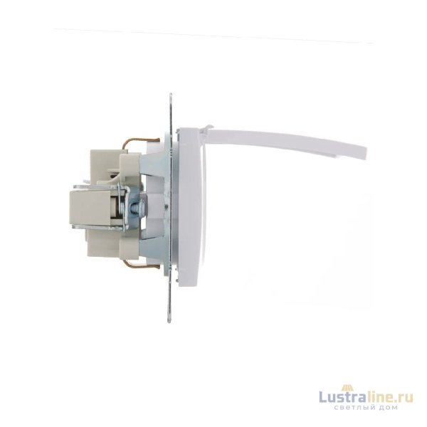 Розетка с/з с крышкой Lezard Karina 707-0288-123B