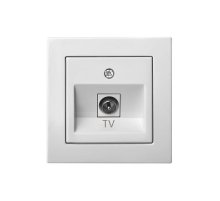 Розетка телевизионная (TV) F-разъем Liregus Epsilon 28-022