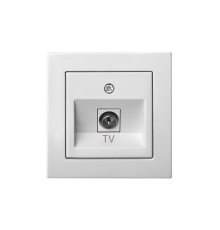 Розетка телевизионная (TV) F-разъем Liregus Epsilon 28-022