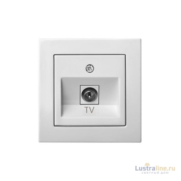 Розетка телевизионная (TV) F-разъем Liregus Epsilon 28-022