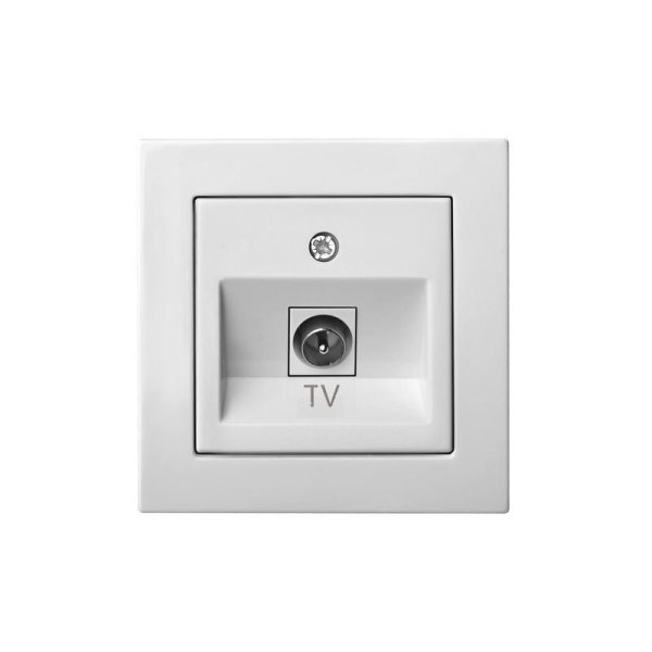 Розетка телевизионная (TV) F-разъем Liregus Epsilon 28-022