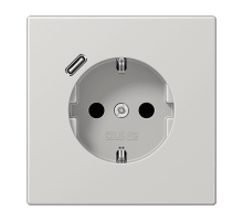Розетка 2K+З USB Typ C Jung LS1520-18CLG Розетка 2K+З USB Typ C Jung LS1520-18CLG