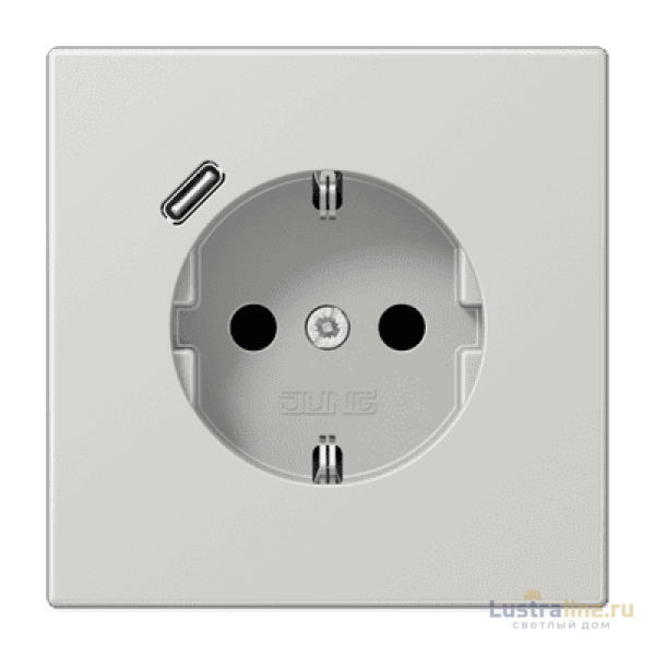 Розетка 2K+З USB Typ C Jung LS1520-18CLG