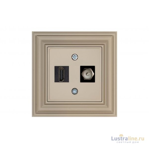Розетка HDMI TV Liregus Retro 29-139