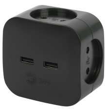 Разветвитель электрический Эра SP-4-USB-B Б0049536