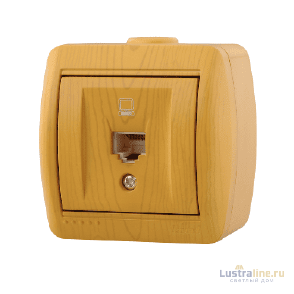 Розетка компьютерная Lezard Nata 710-0700-139