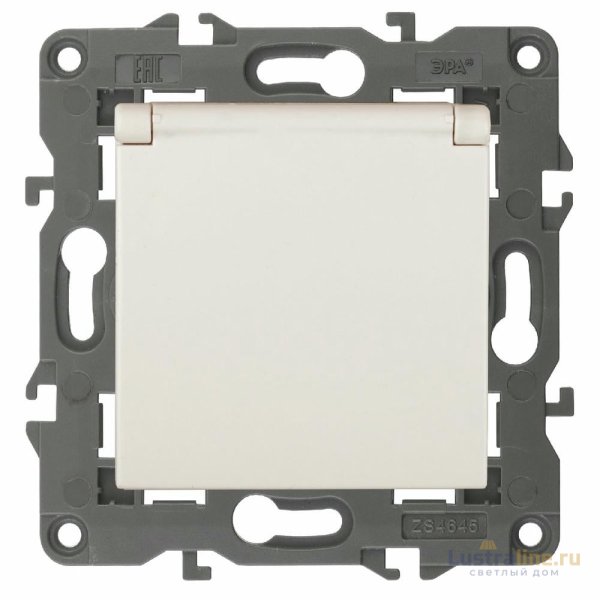 Розетка 2P+E Schuko со шторками с крышкой Эра 14-2103-02 Б0034279 Розетка 2P+E Schuko со шторками с крышкой Эра 14-2103-02 Б0034279