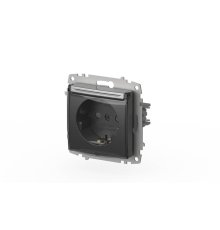 Розетка с крышкой, заземлением и защитой от детей ELBI Zena Vega 609-011000-219