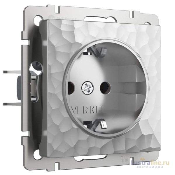 Розетка Werkel Hammer серебряный 4690389162824