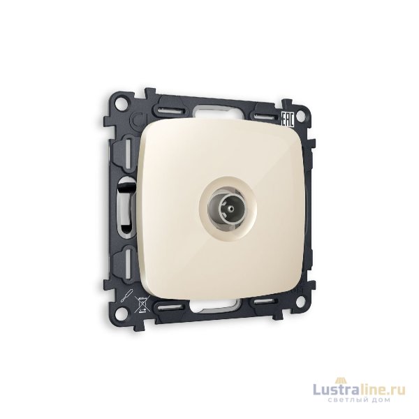 Комплект механизма TV розетки оконечной 50-870 MHz 1dB Ambrella Volt Omega MO313010