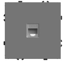 Розетка компьютерная 1-местная RJ-45 Stekker RST00-5117-10 Эмили 49951