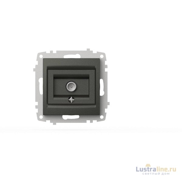 Розетка для TV с экраном (проходная) ELBI Zena Vega 609-011100-272