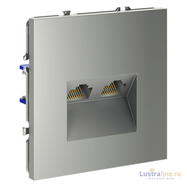 Розетка компьютерная двойная Voltum S70 VLS060205