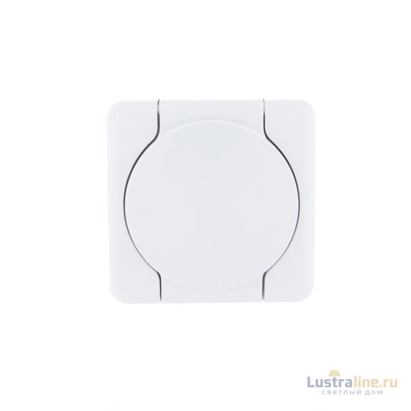 Розетка с/з с крышкой Lezard Viola 751-0200-123