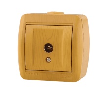 Розетка ТВ оконечная Lezard Nata 710-0700-130