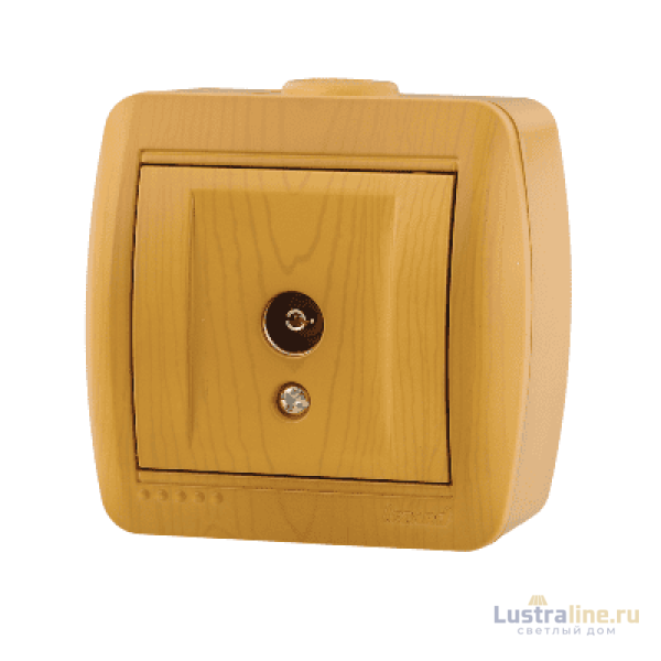 Розетка ТВ оконечная Lezard Nata 710-0700-130