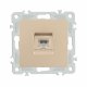 Розетка RJ45 Arte Milano 206.45-1.shampan