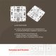 Розетка RJ45 Arte Milano 217.45-2.white