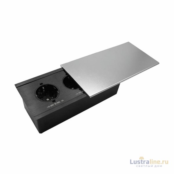 Блок розеток JX (Slide Top) (2 секции + 2 USB с кабелем питания) Mebax 00-00002888