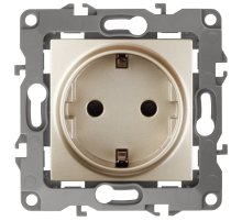 Розетка ЭРА 12 2P E Schuko со шторками 16A 250V 12-2102-04 Б0014690