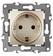 Розетка ЭРА 12 2P E Schuko со шторками 16A 250V 12-2102-04 Б0014690